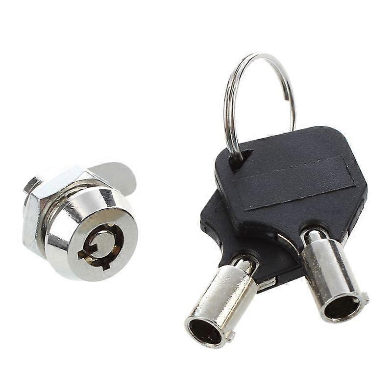Detail Of Cabinet Door Quarter Turn Security Tubular Camlock Connector With Keys