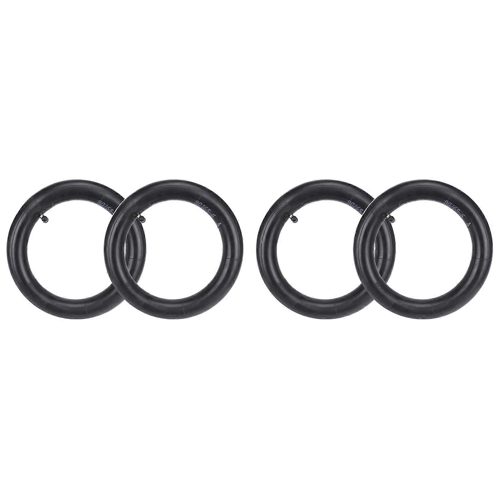 2X 80/65-6 10X2.5 Inner Tube Replacement 10 Inch 255X80 Tire Tire with Elbow Valve Thickened Widened