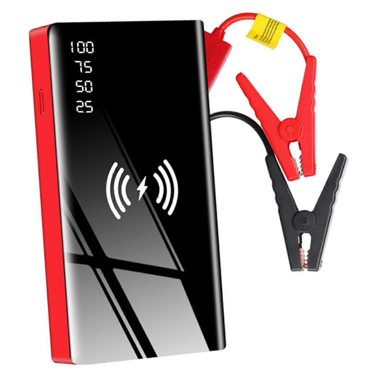 12V Emergency Car Jump Starter Power Bank with Safe Polymer Lithium Cell Short Circuit Protection for SUV and Vehicle Battery Boosting