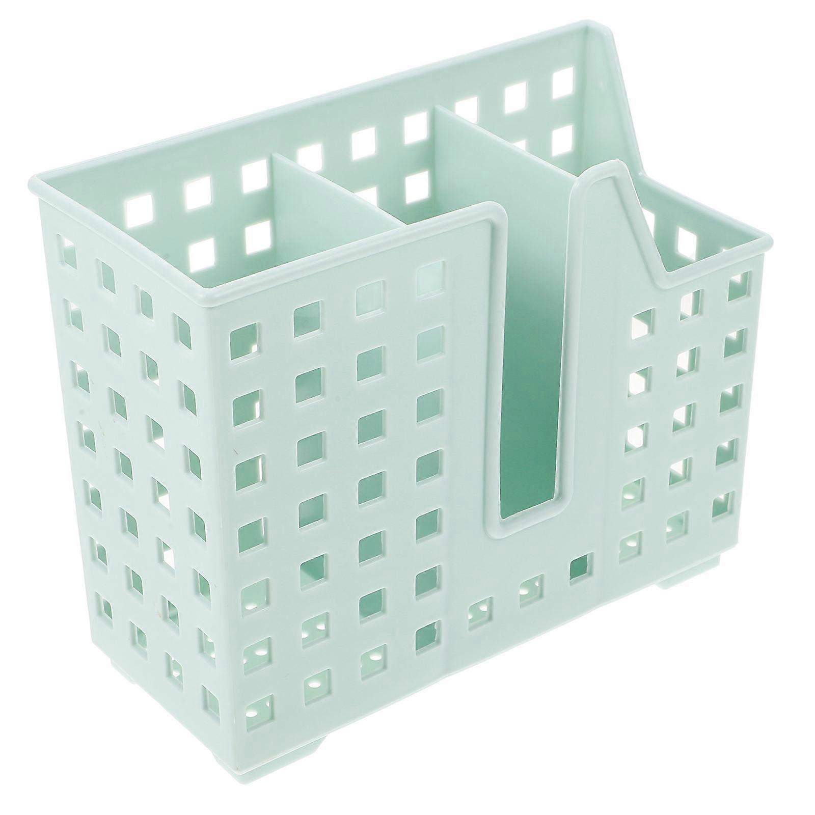 Table Chopstick Holder Plastic Rectangular Space-Saving Indoor Kitchen Use 6.9×5.9×3in Versatile Use 1Pack