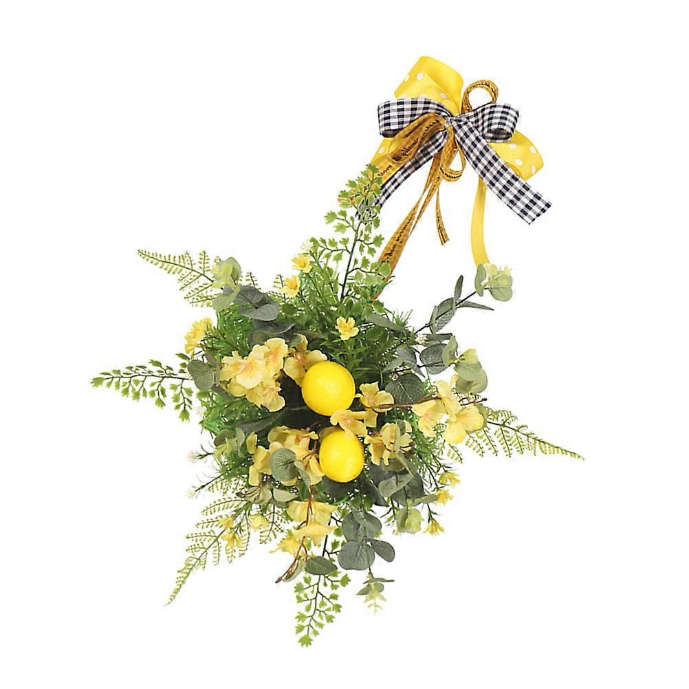 Elegant Artificial Wreath, Warm Atmosphere Creator, Versatile Home Decor