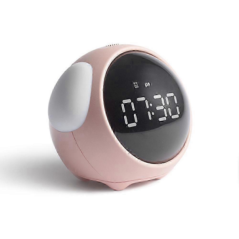 Multifunctional electronic alarm clock bedside night light cute clock 2025