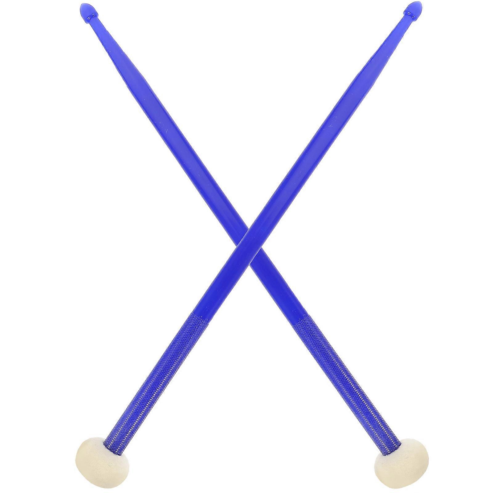1 Pair Of Practical Performance Double-End Drumsticks For Drummers 42X3.5X3.5Cm Smooth Surface Versatile Use
