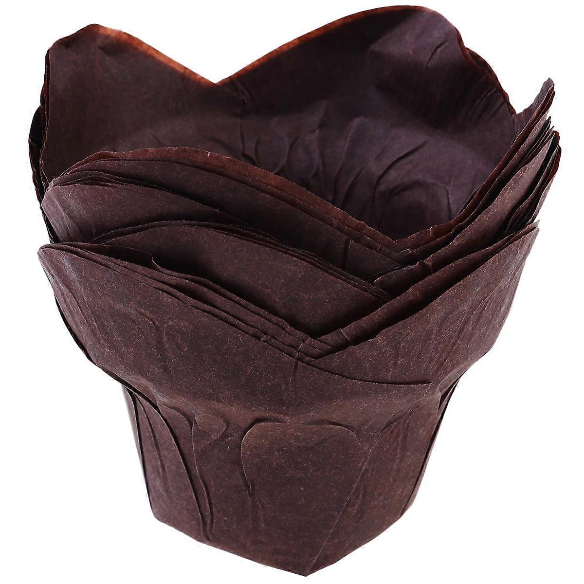 Coffee Paper Cake Cups Heatresistant for Parties and Bakeries 100pcs