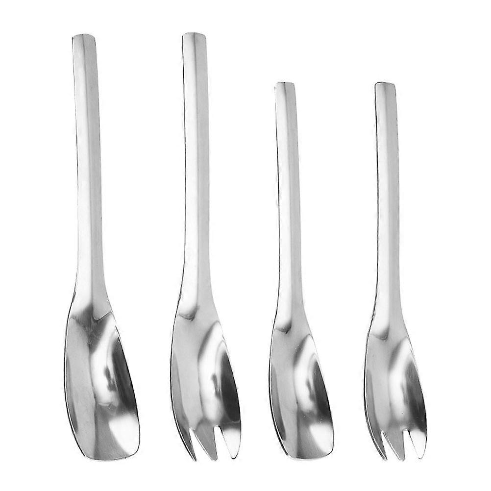Stainless Steel Salad Server Dishes For Parties And Gatherings Designed For Adults In Elegant Silver 1 Set
