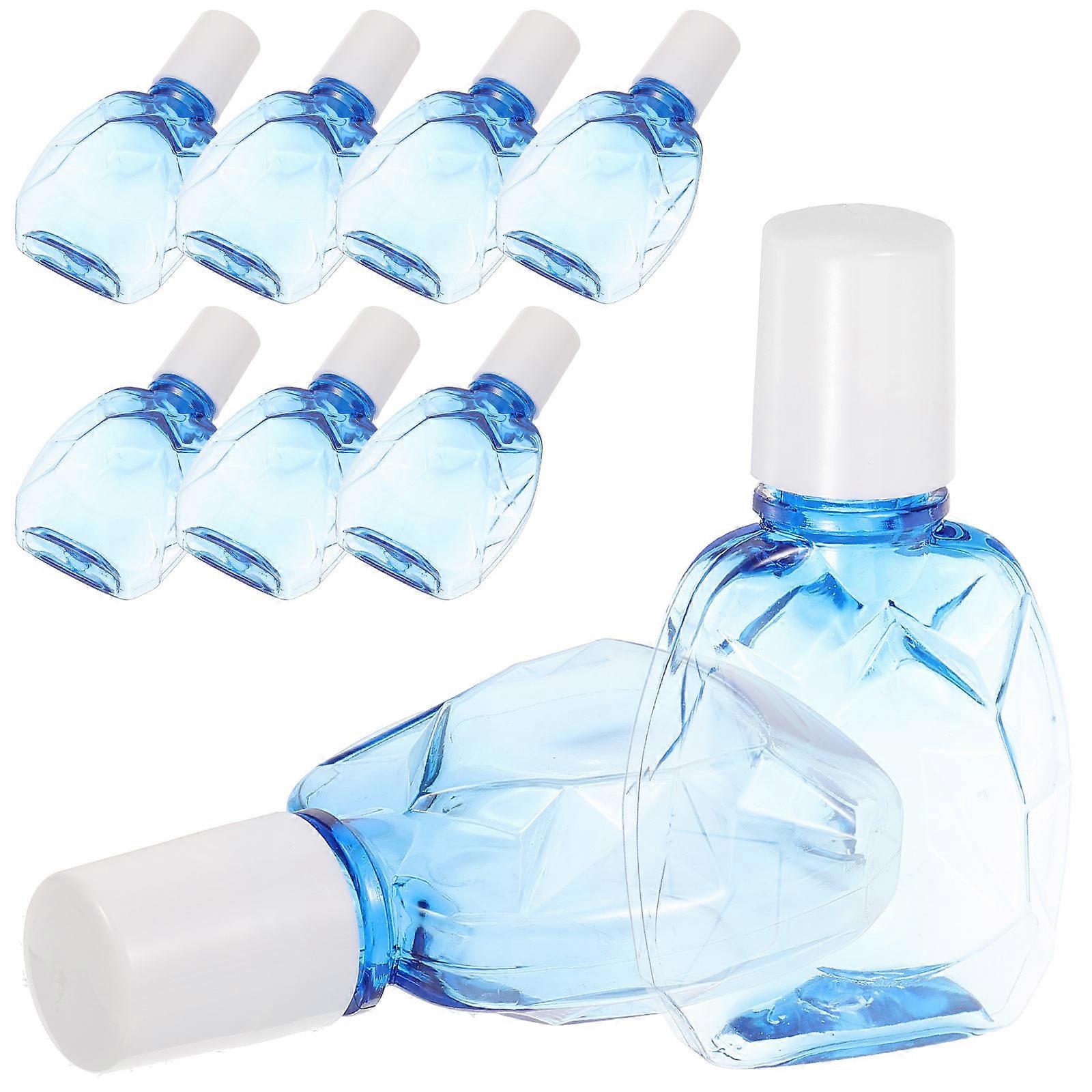 Squeezable Eye Liquid Container For Essential Oils 10Ml Round Travel Friendly Bottle 10Set