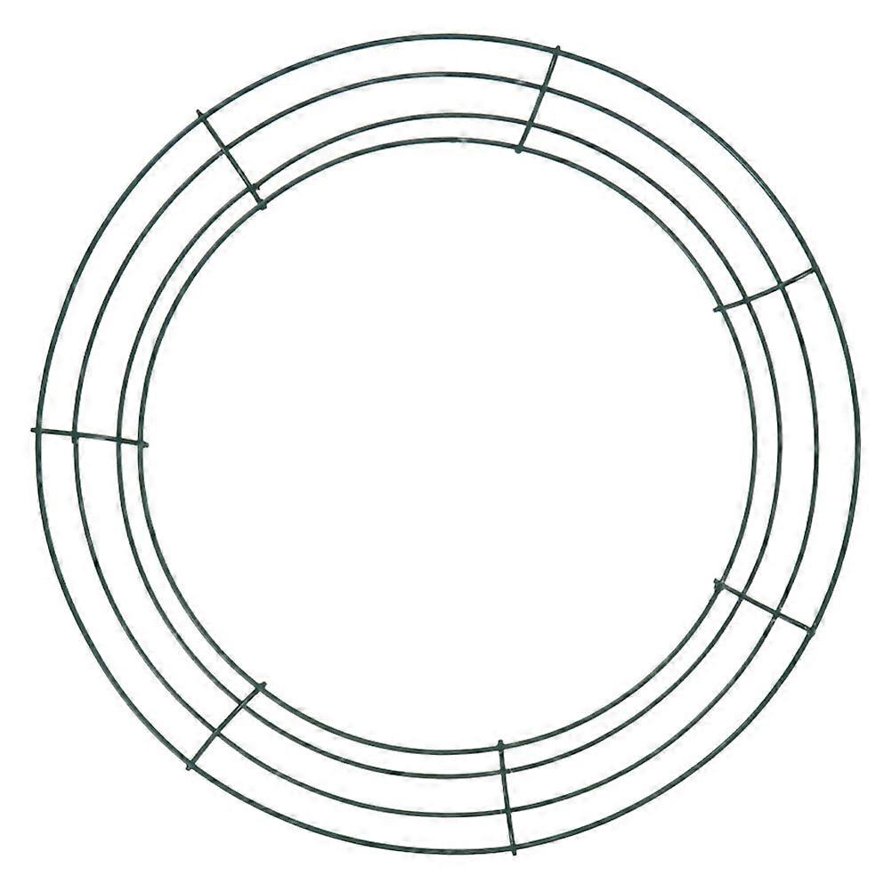 Round Wreath Frame Iron Wire Easter Wreath Rack for DIY Crafts Making
