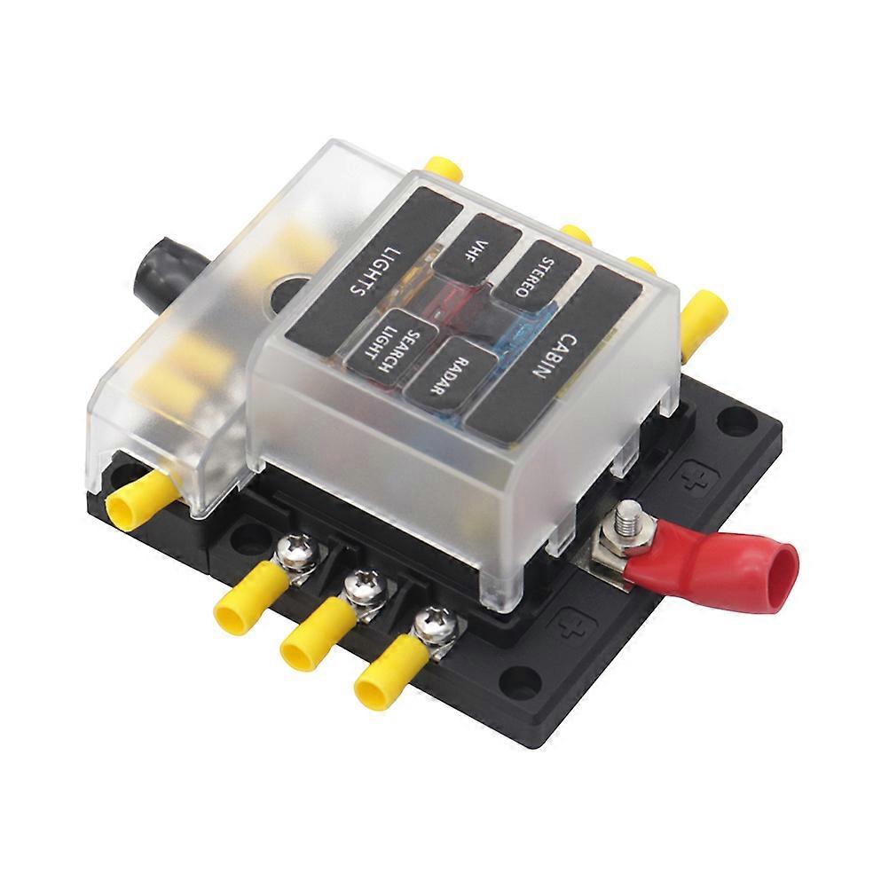 Automotive Fuse Holder 1 Set Indicator Light Suitable for Outdoor Use With Waterproof and Dustproof Features in a Rectangular Shape
