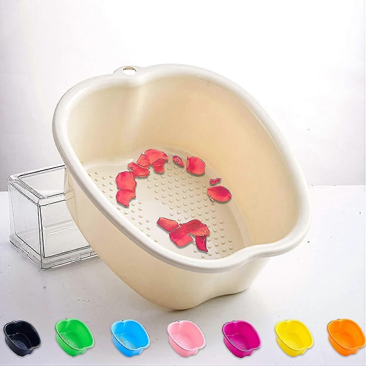 Extra Large Foot Bath Tub, Sturdy Plastic Basin for Soaking