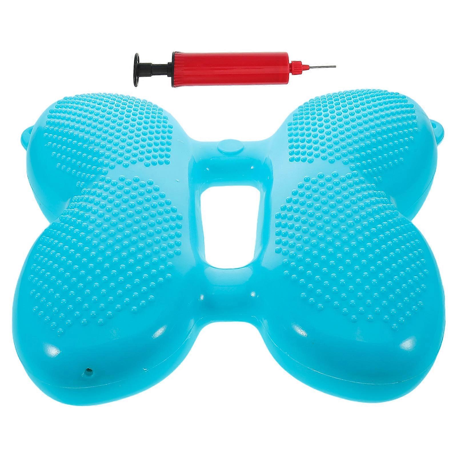 Skyblue Inflatable Fitness Stepper for Home Use Portable PVC Exercise Equipment with Shock Absorption 1 set