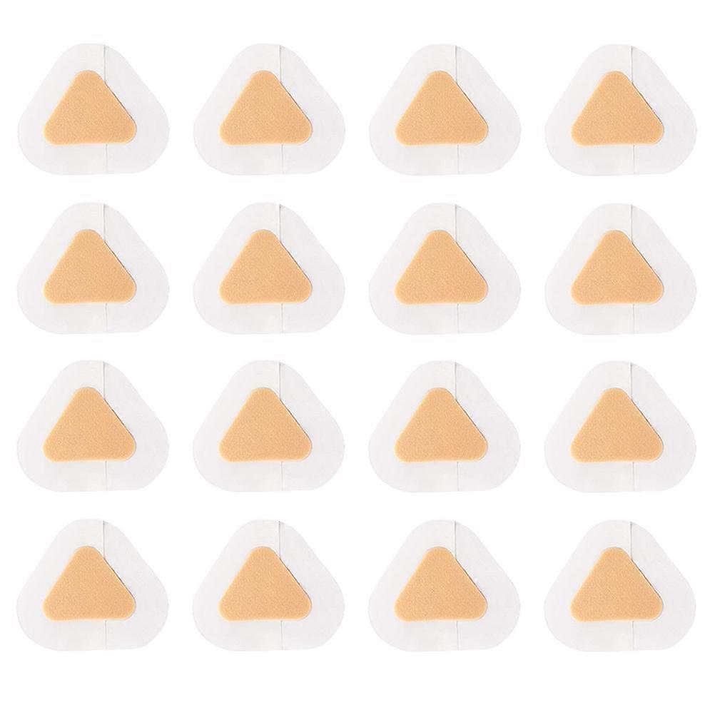 Creative Heel Sticker for Women with PE Foam Material Khaki Color 24 Pieces Antislip and Quiet Design