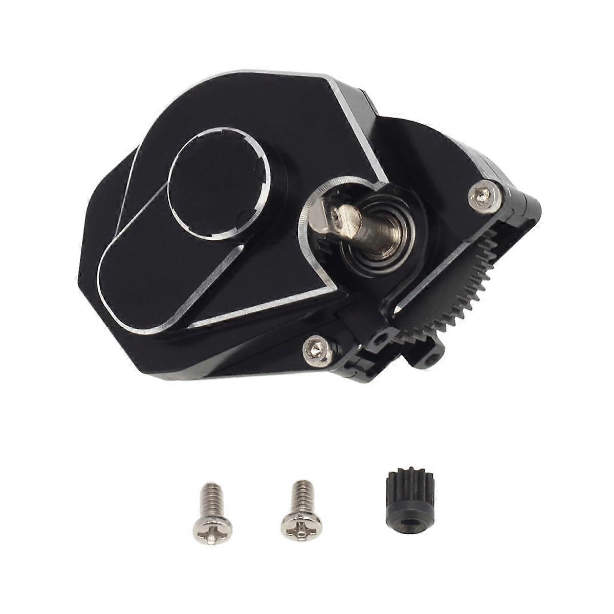 Aluminum Wave Box Gear Assembly For Axial SCX24 RC Car AXI90081 AXI00001 AXI00002 AXI00004 AXI00005 AXI00006 Black