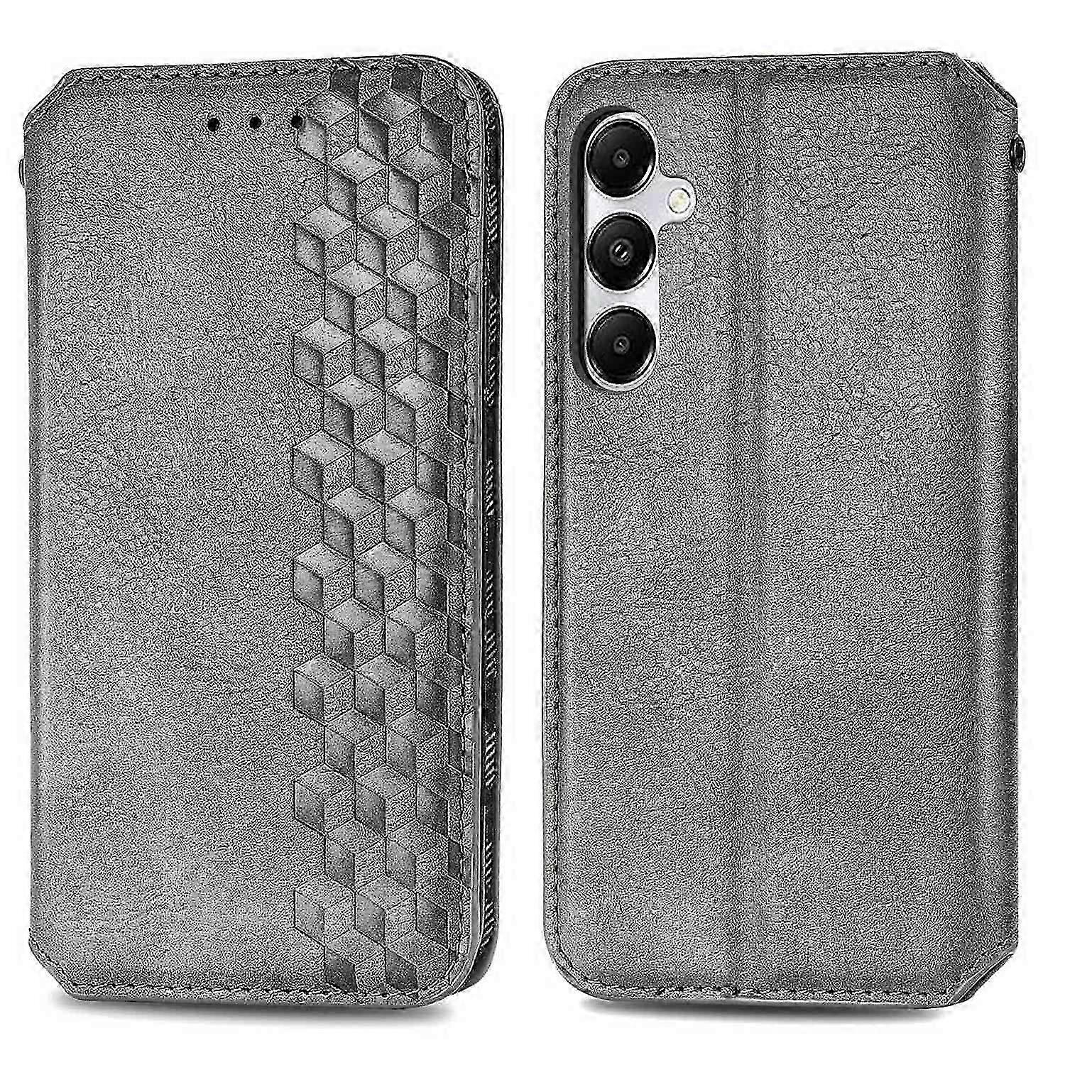 Rhombus design case for Samsung Galaxy A55 5G with wallet function