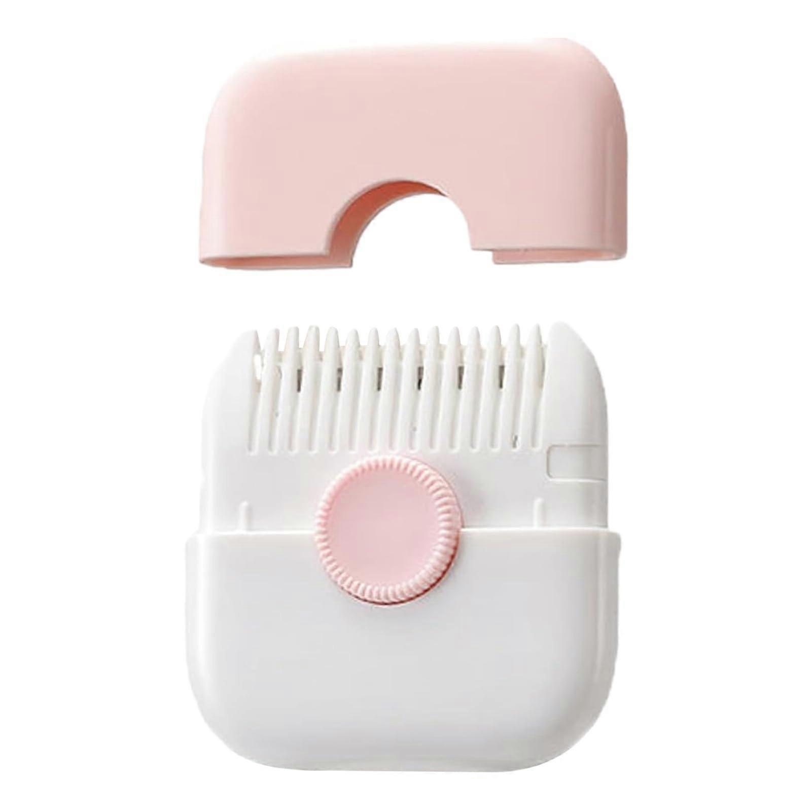 Hair Clippers with Split Ends for Trimming and Arranging Bangs (Pink)