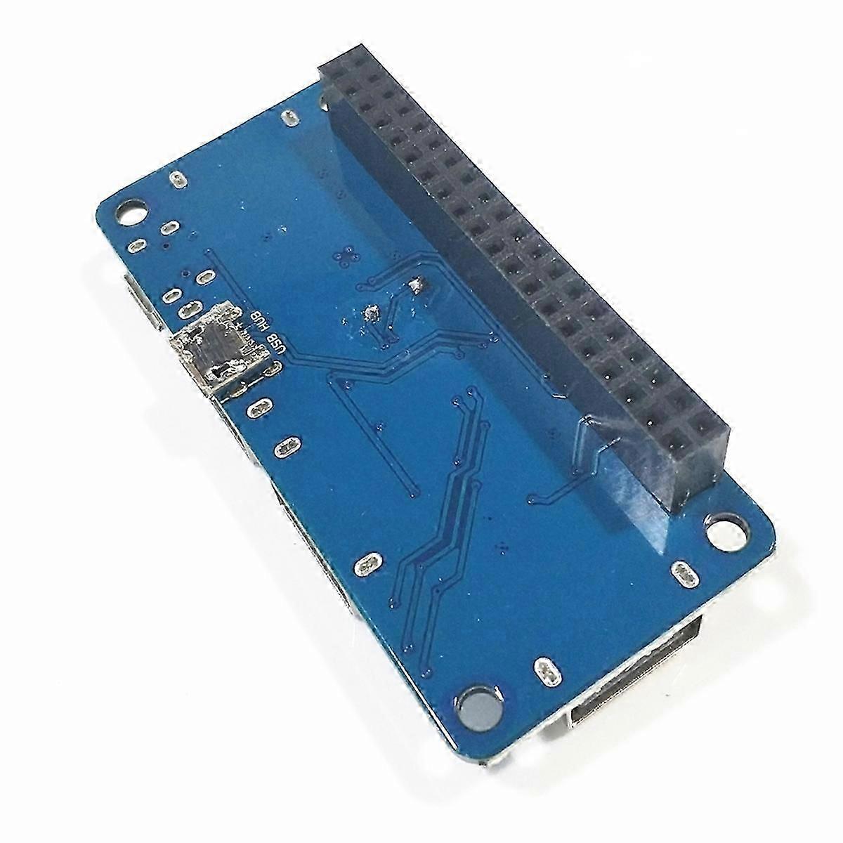 4 Ports USB HUB HAT for 3 / 2 / Zero W Extension Board USB to UART for Serial Debugging