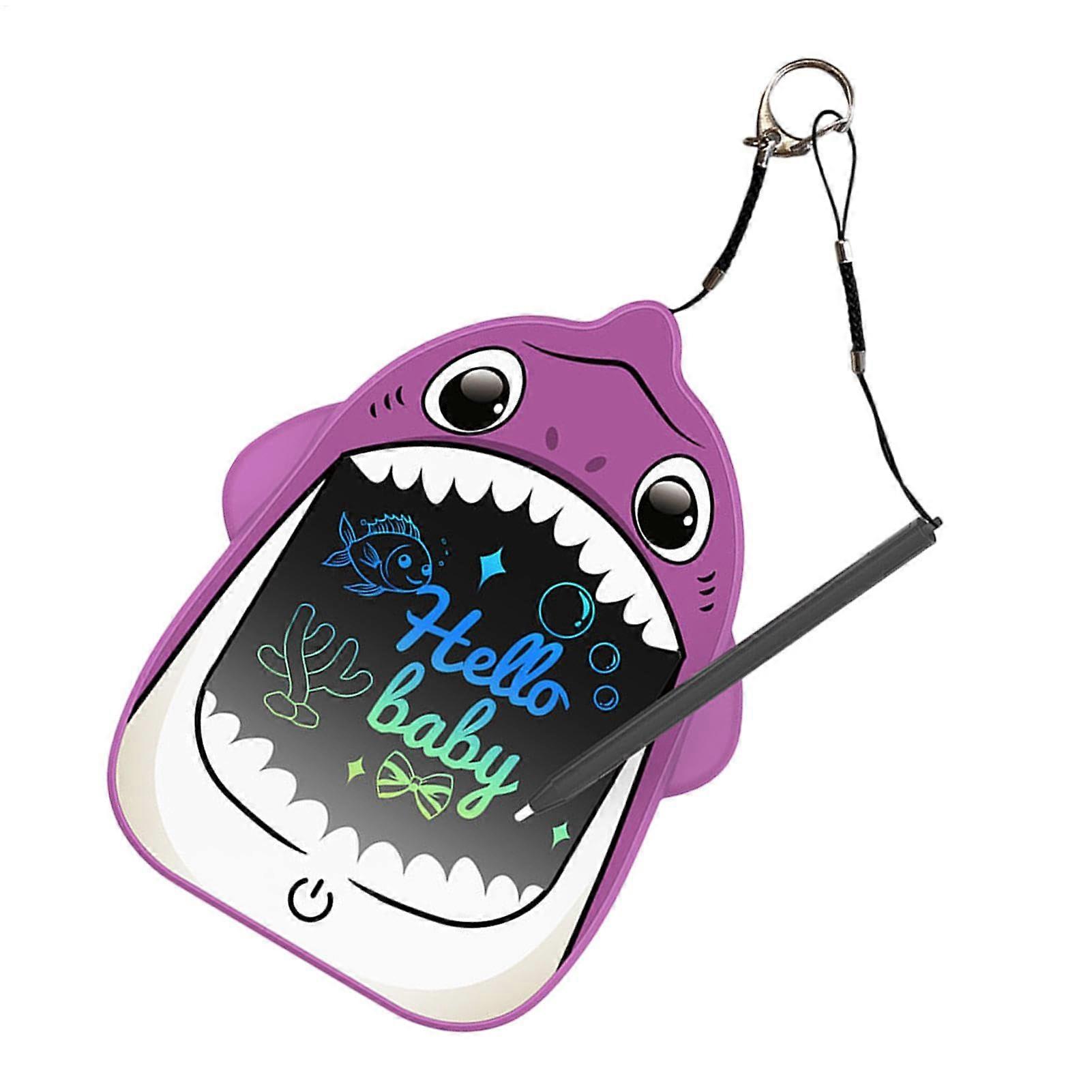 Doodle Pad, Purple LCD Writing Board for Kids Aged 3-5, Portable Educational Drawing Tablet, Creative Learning Tool