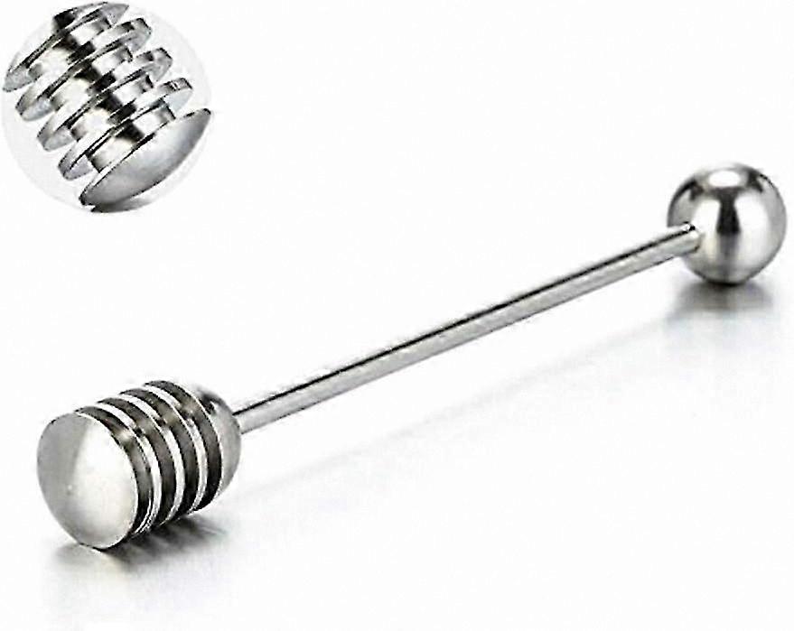 Stainless Steel Honey Dipper Wand for Jars and Pots - 6.3 Inch Server Tool