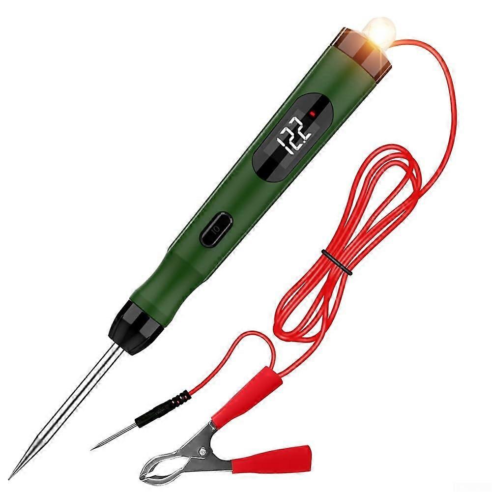 Digital Circuit Tester, Automotive Voltage Tester, Multi-Mode Function, LED Display for Fuse and Wiring Circuit Diagnostics
