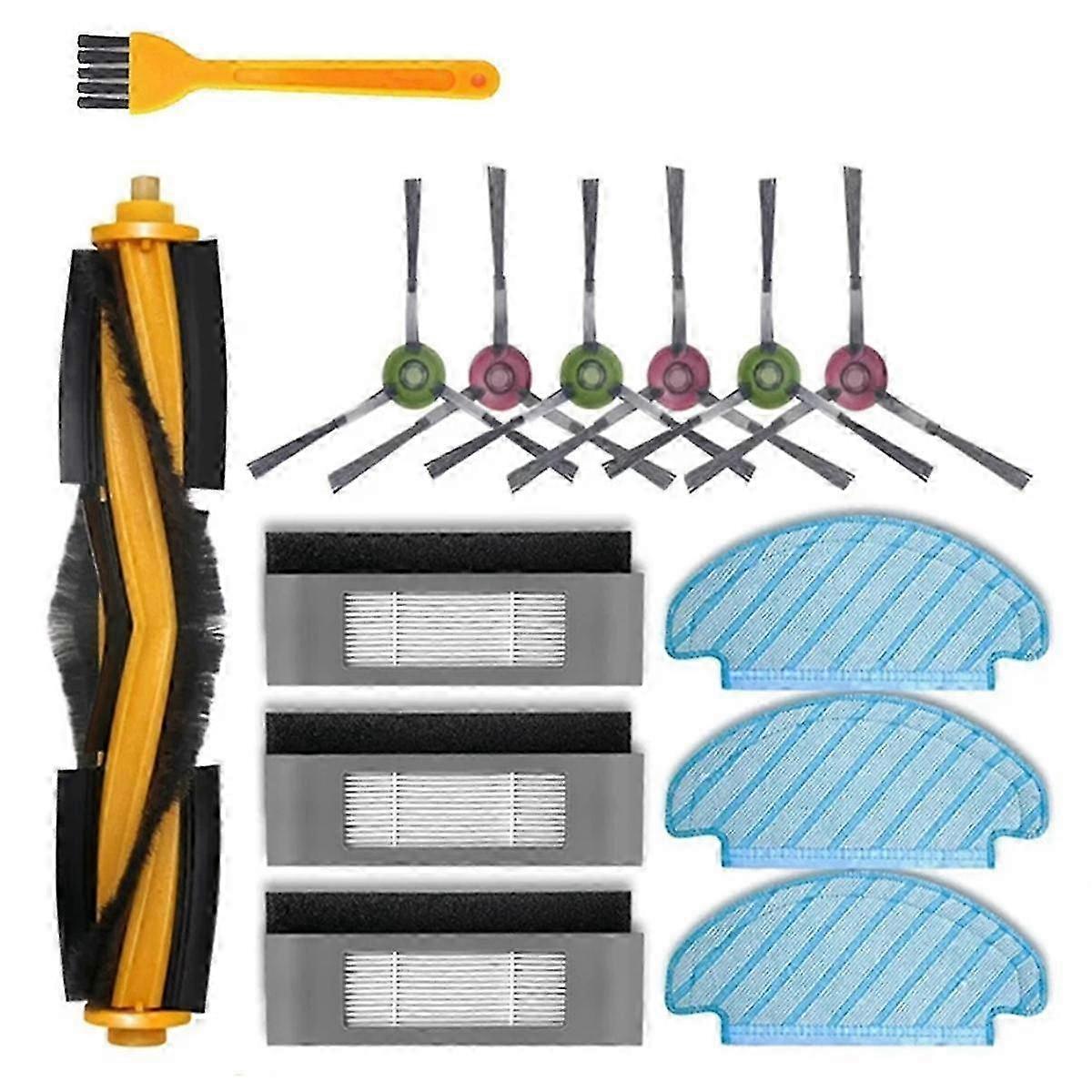 Enhanced Side Brush, Main Brush & Filter Accessories for Deebot T9, T8 & N8 Robot Vacuum Cleaner