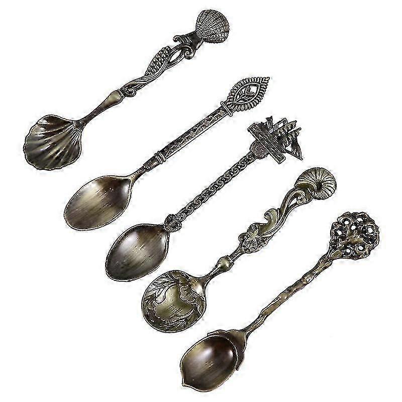 5pcs Retro Spoon-c