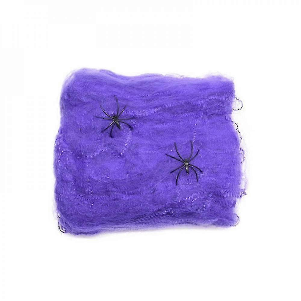 Halloween Haunted House Bar Decoration Supplies Cobweb Spider