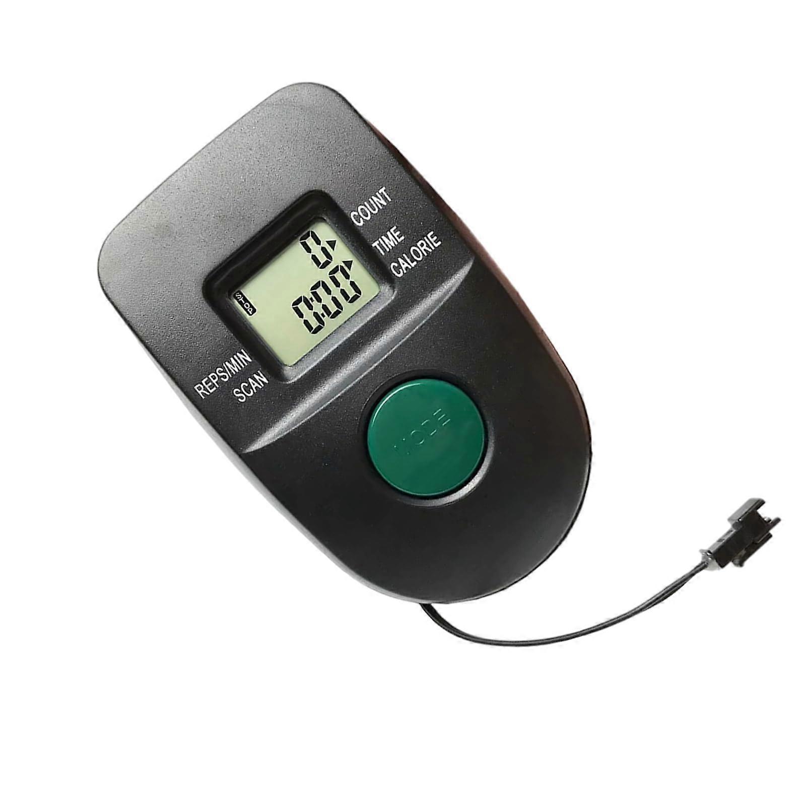 Bike Mileage Counter For Cycling, Distance Tracker And Calorie Burn, LCD Display For Stationary Bikes, Black