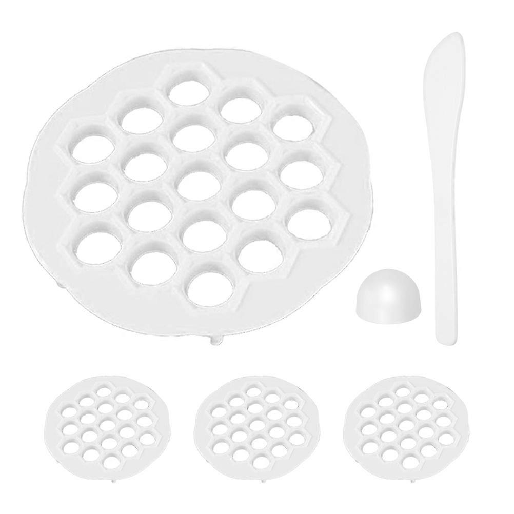 Manual Dumpling Maker 4 Sets Food Grade Ravioli Mold Space Saving Chinese Dumpling Press Tool for Effortless Home Cooking