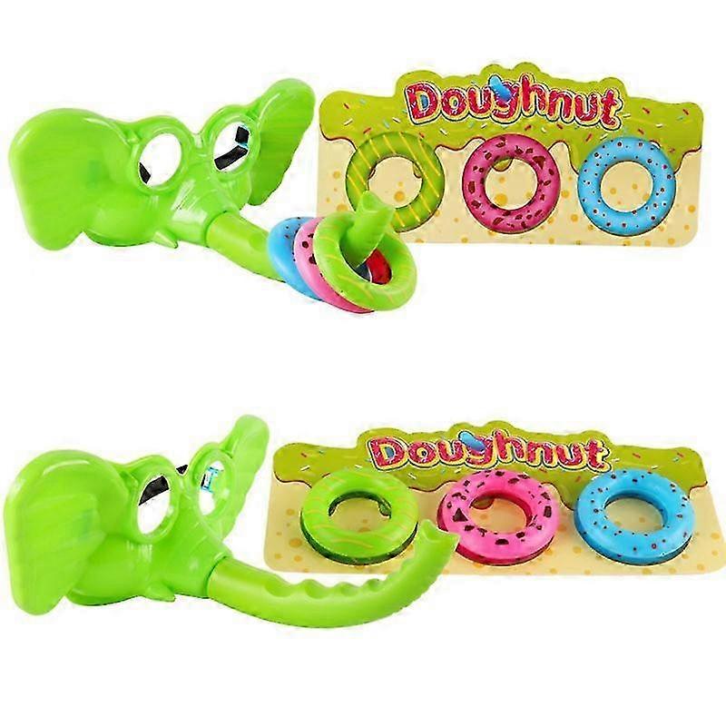 Interaktive Elefantenspiele: Donuts stapeln & Ringwerfen für Kinder