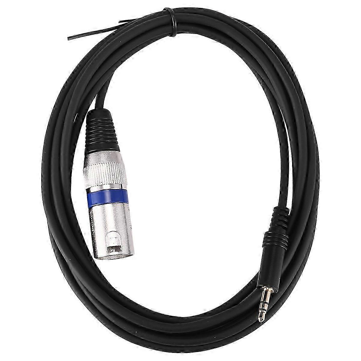 3,5 mm stereostik til 3-pin XLR han mikrofon kabel - 3 meter lydoptagelse forbindelse