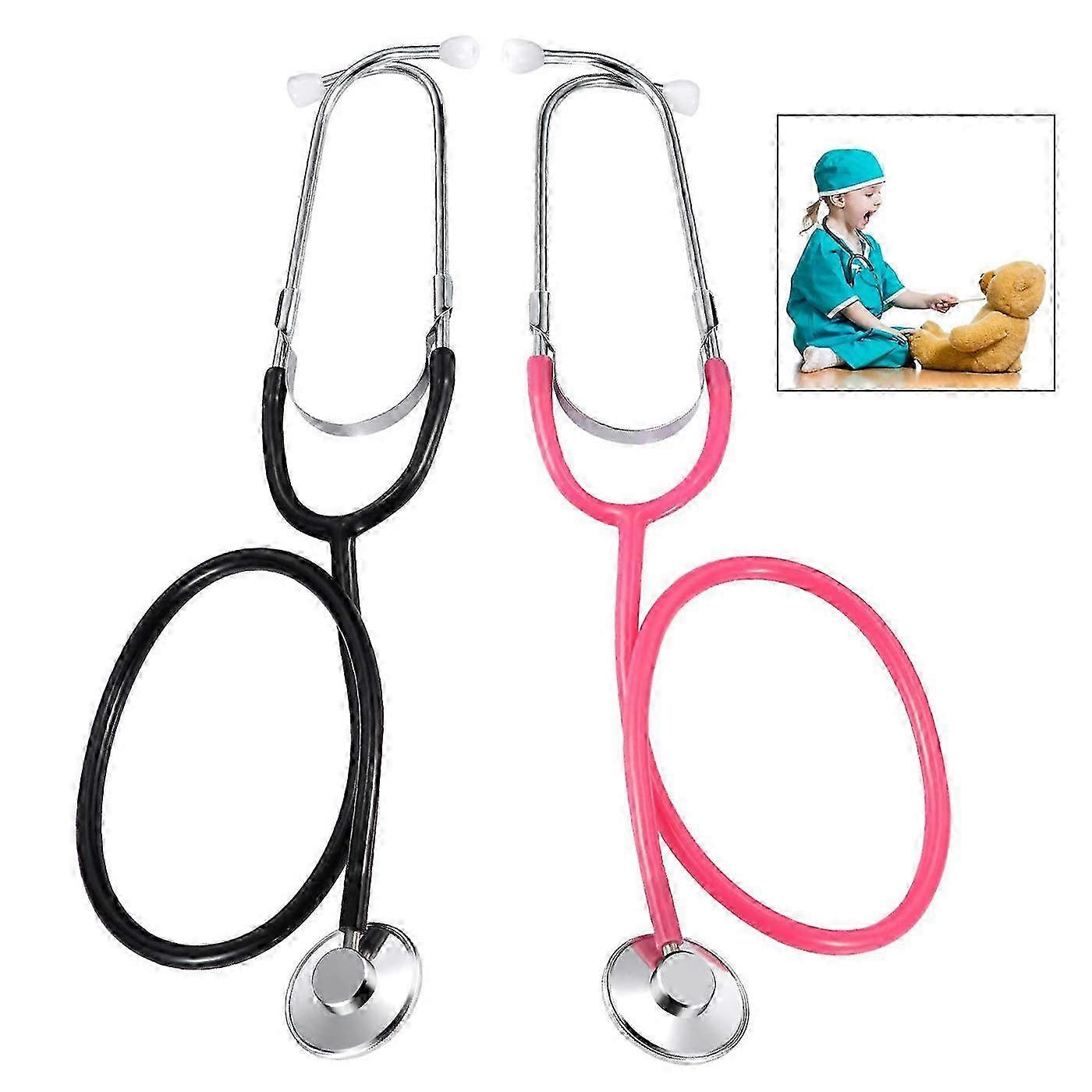 2 Pcs Stethoscope Toy,Pretend Play Doctor's Set Role-playing Games ...