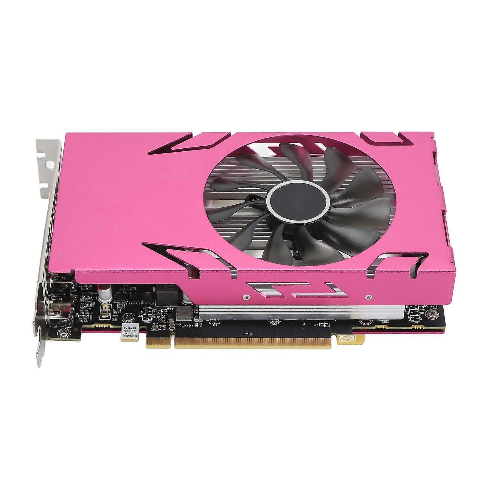 RX580 4G GDDR5 Graphics Card 256bit 1206MHz PCIe 3.0 for Gaming and VR Experience
