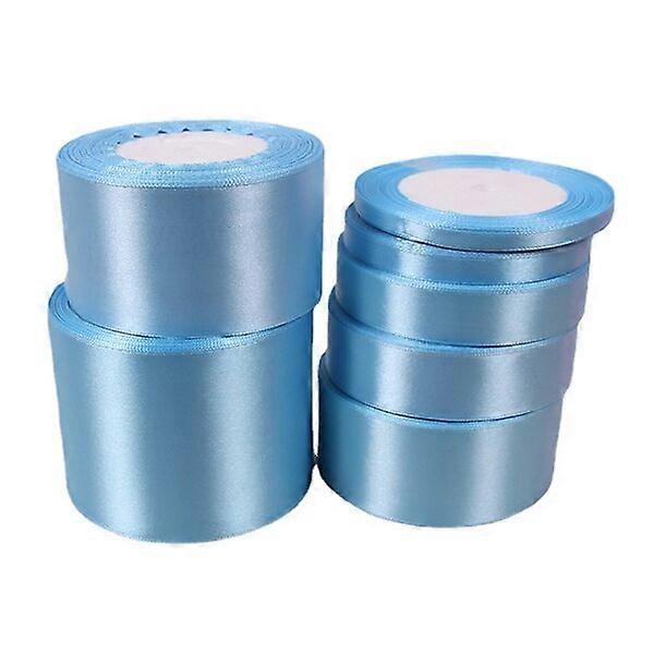 Party decoration ribbon, solid sky blue, suitable for a variety of handmade projects