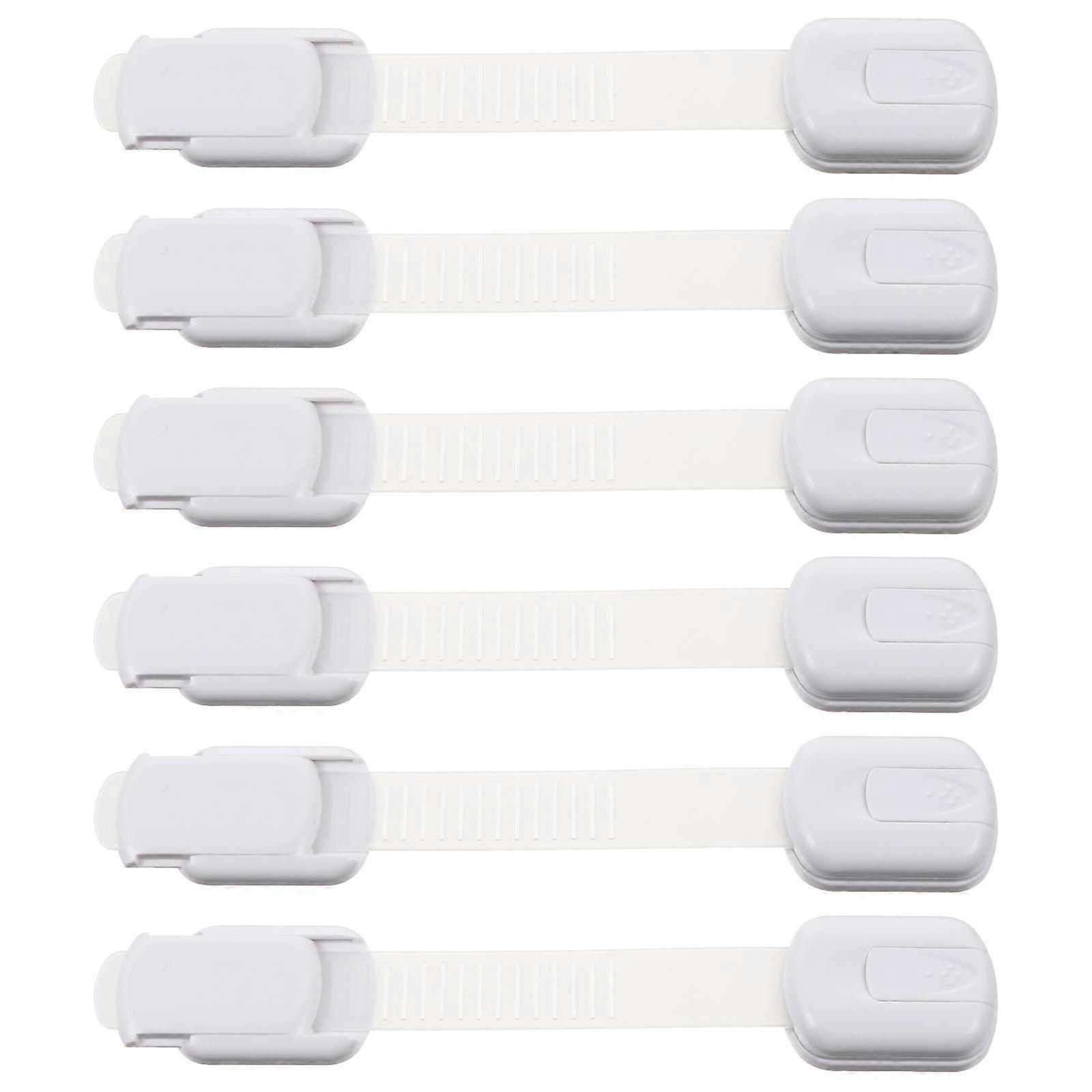 6pcs Child Safety Cabinet Locks Baby Proof Security Latch Protector