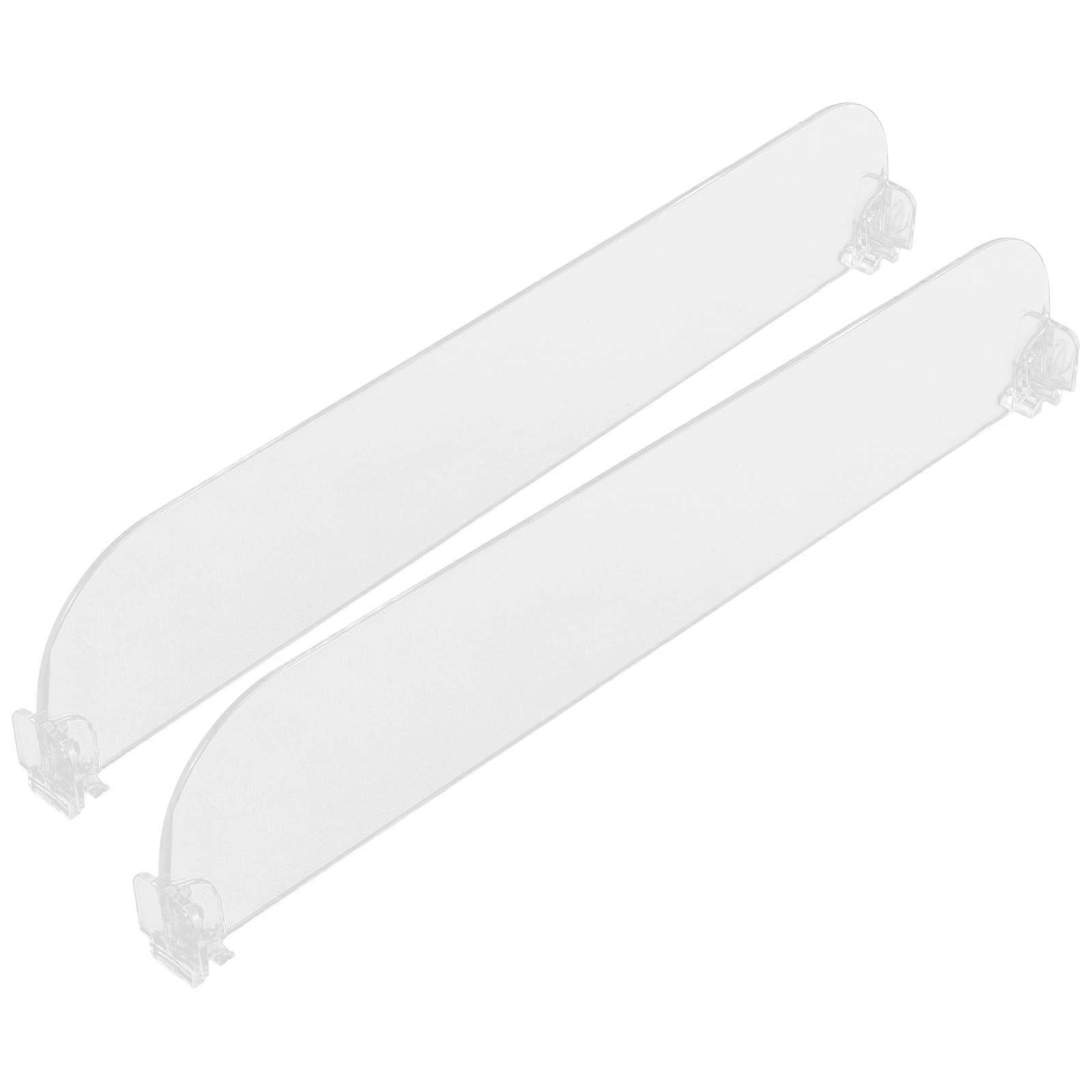 Transparent Plastic Shelf Divider 2pcs Supermarket Organizer Commodity Board Classification Baffle Store Goods Shelf 300mm