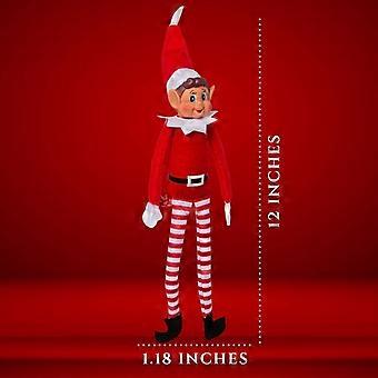 Jul Elf Plyschleksak | Ny Lång Böjd Stygg Pojke Jul Elf Doll