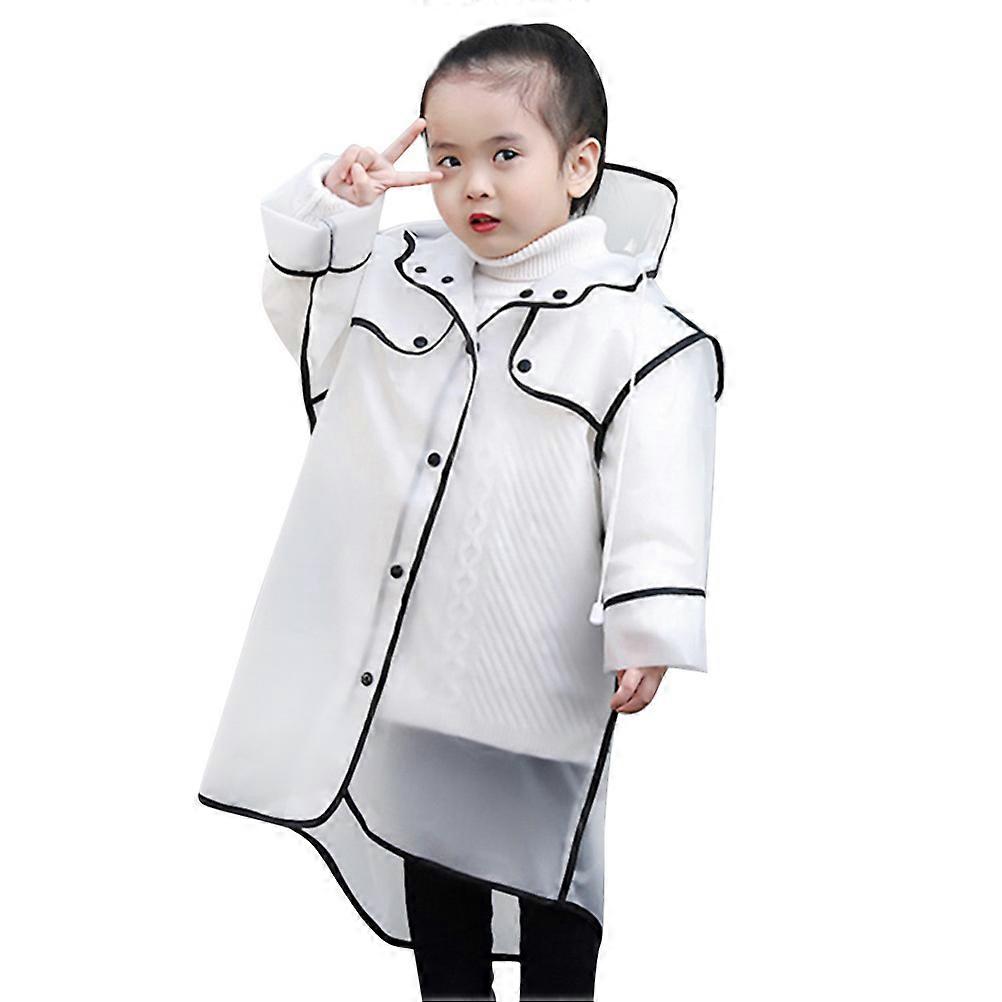 Children's Clear Rain Poncho for Rain Protection Reusable 1piece