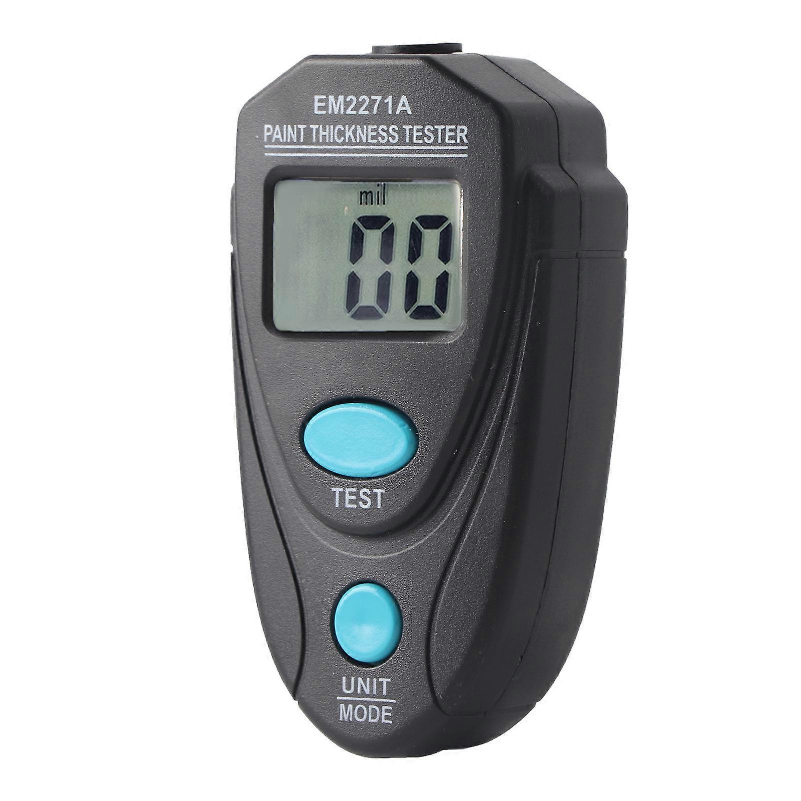 Digital Thickness Tester EM2271A, ABS, 6.9x3.8x2cm, 0-2mm Range