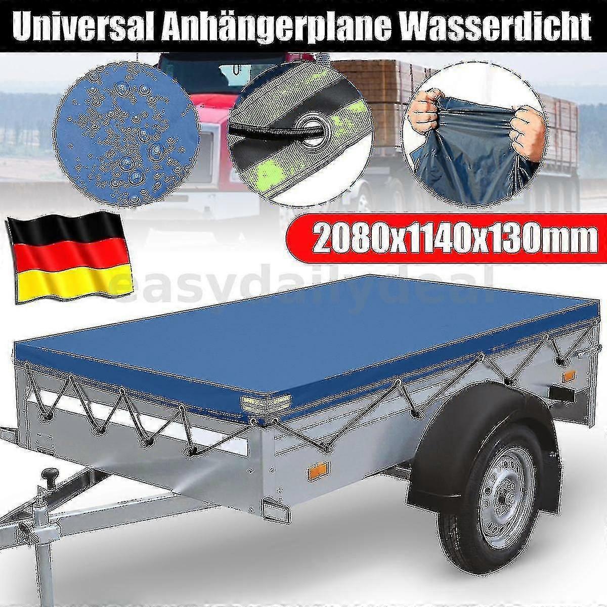 Große Anhängerabdeckung für den Autotransport 208x114x13cm