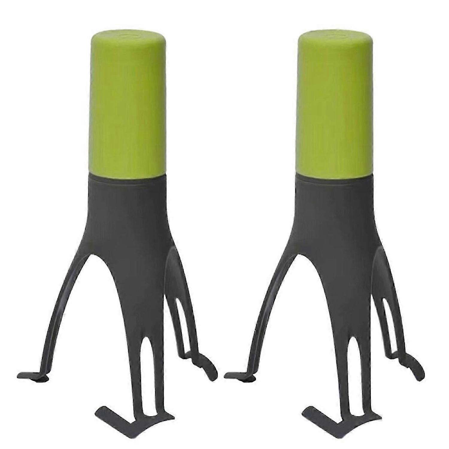 Triangular Egg Beater Mini Semi-Automatic Cream Mixer Green&Gray