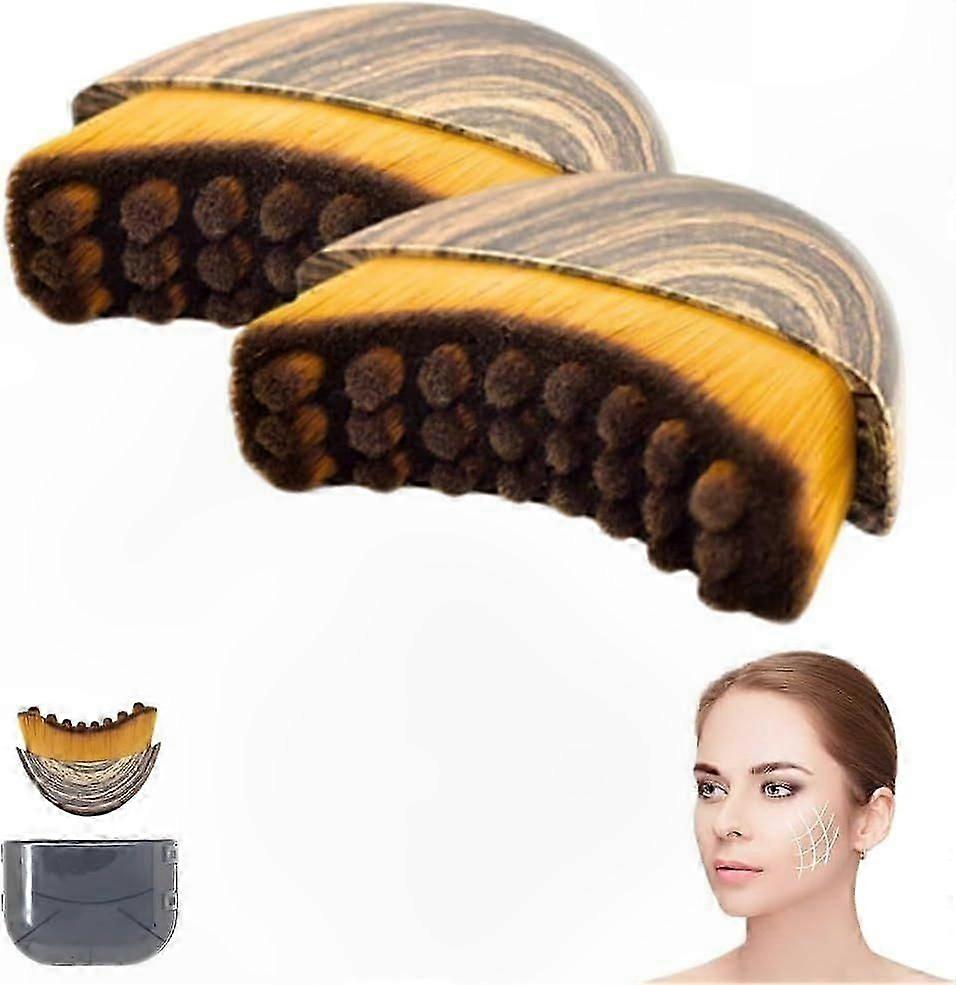 2025 New Design Lymphatic Contour Face Brush Soft, Gentle Facial Brush for Contouring