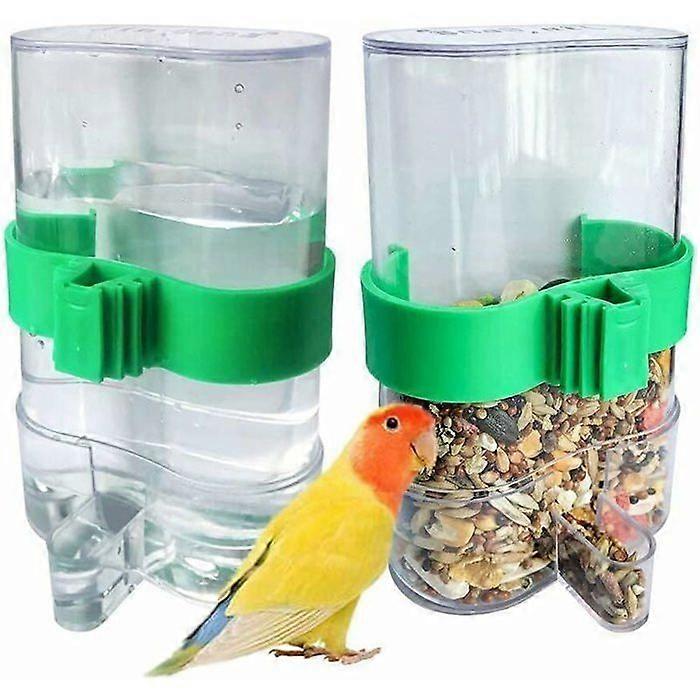 2 Pieces Automatic Water Trap, Bird Drinker, Automatic Feeders, Automatic Bird Drinker, Bird Feeder