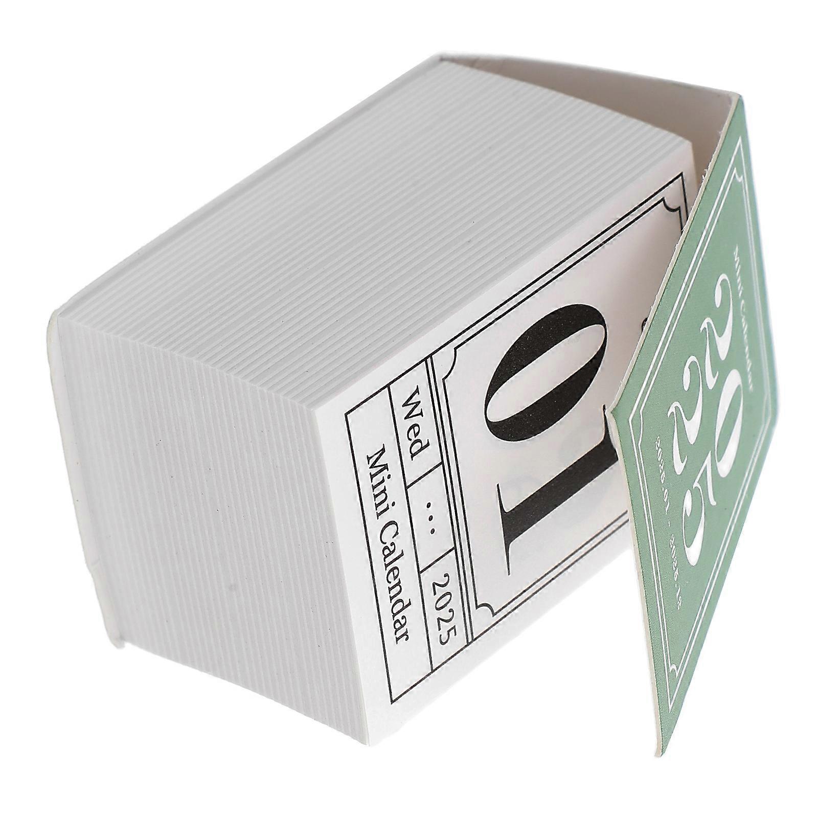 Tabletop Calendar 2025 Standing Flipped Calendar for Home Desk 3Pcs