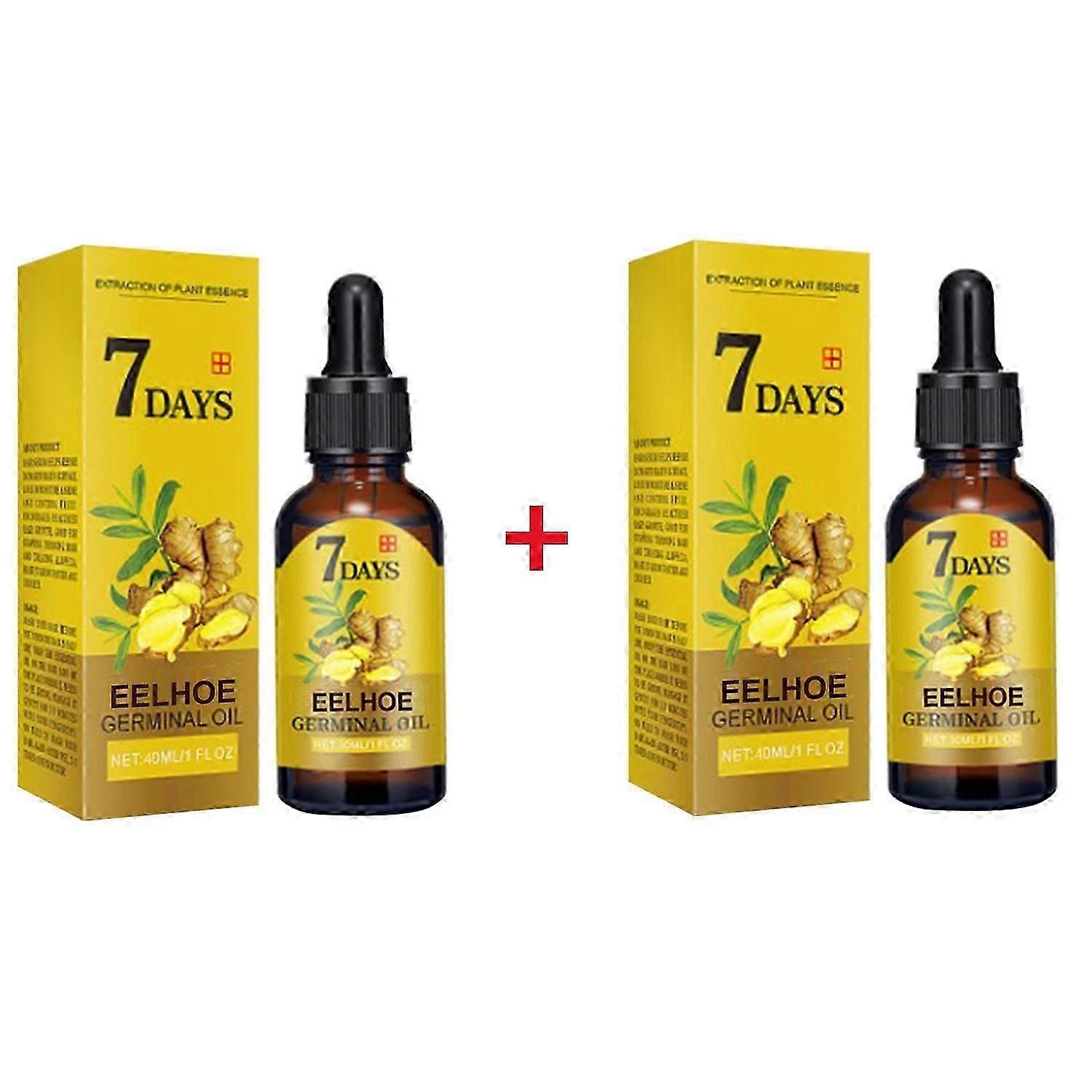 1-6x EELHOE Imbirowe Serum na Porost Włosów do Masażu Skóry Głowy 40ml Przeciw Wypadaniu Włosów Kuracja Wzmacniająca R