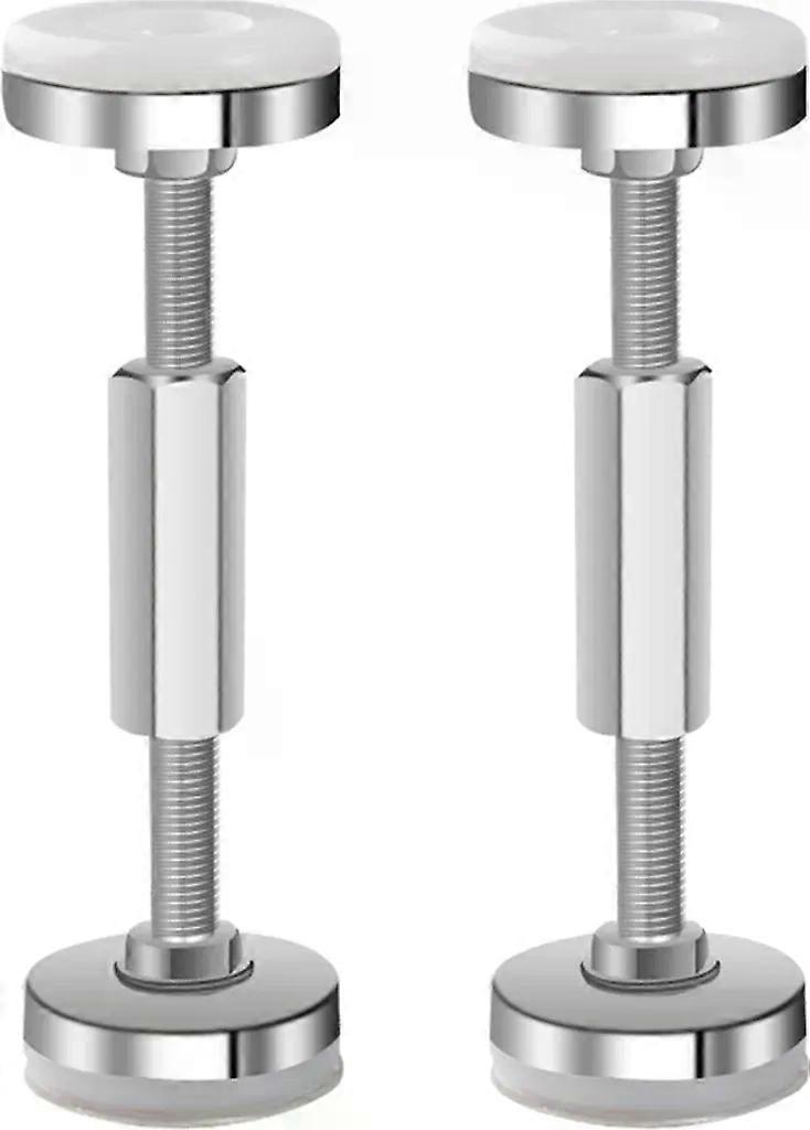 2pcs Adjustable Threaded Anti-Shake Bed Rail Telescopic Room Wall Holder Tool