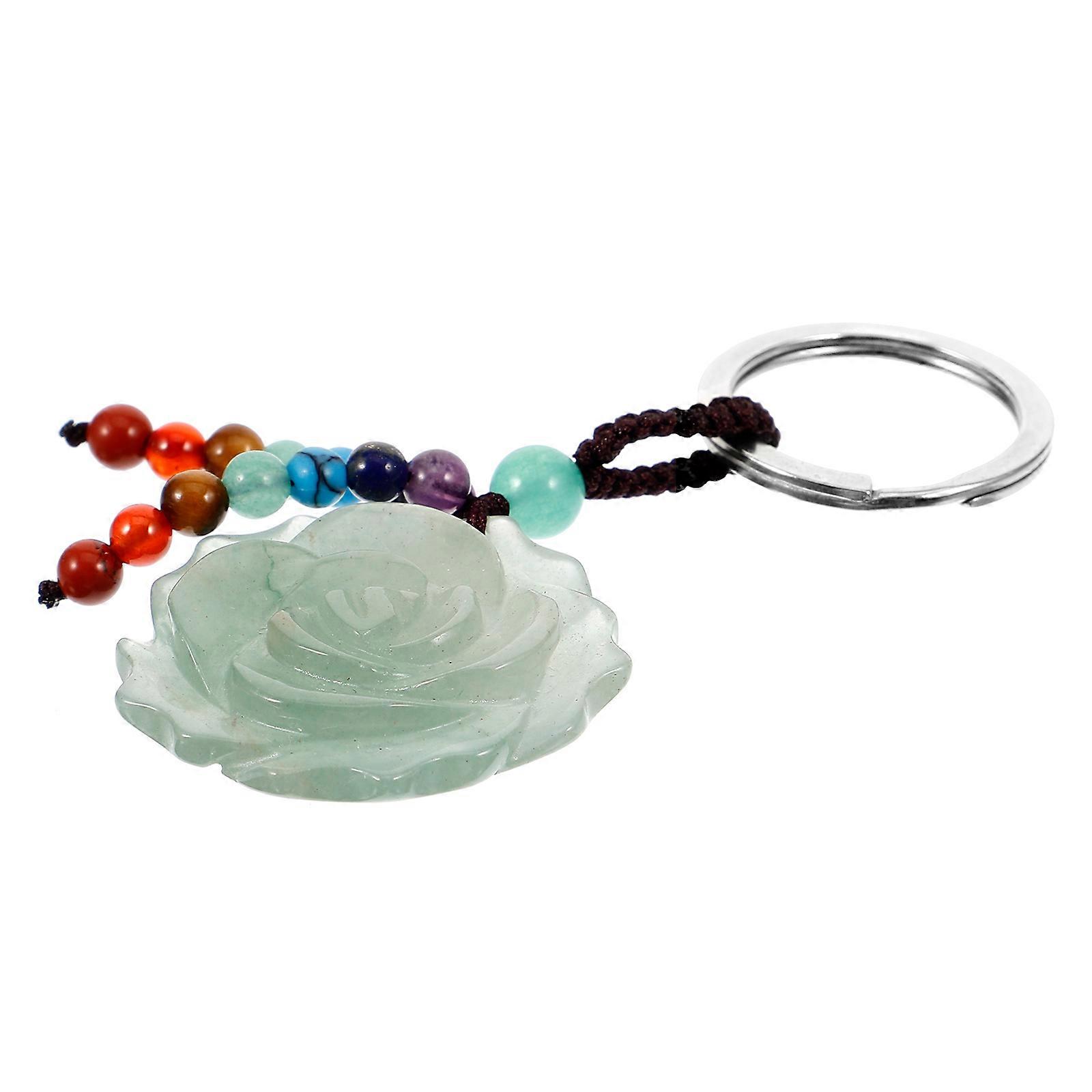 Key Chains Rose Design Key Ring for Decoration 3Pcs Pendant Set