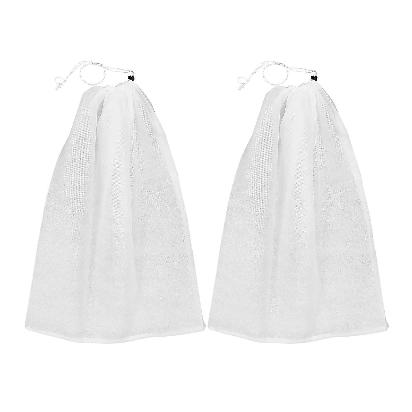 Plant Drawstring Cover for Frost Protection 2Pcs Non-Woven Material