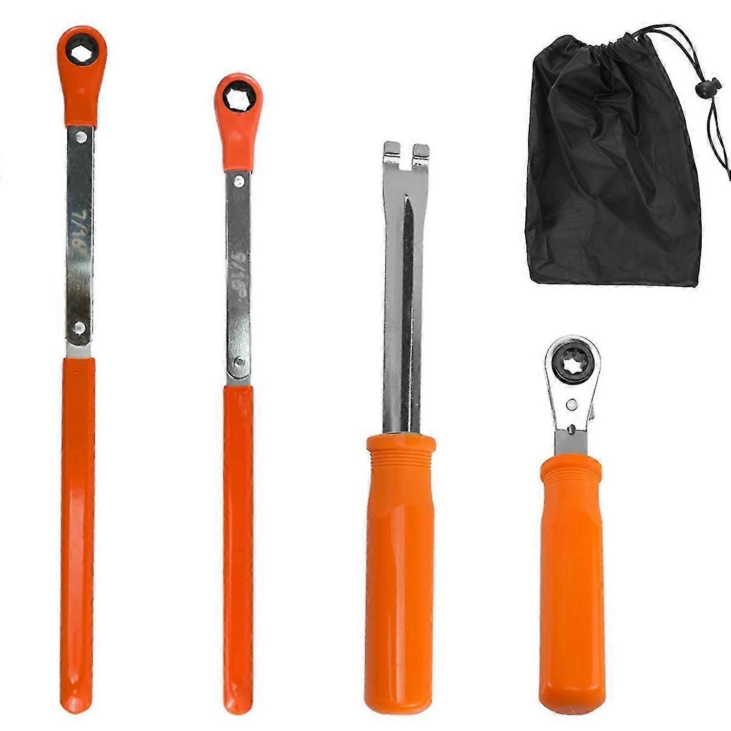 Automatic Slack Adjuster Tool and Wrench Fork End Release Tool and Double Square Ratcheting Wrench 5