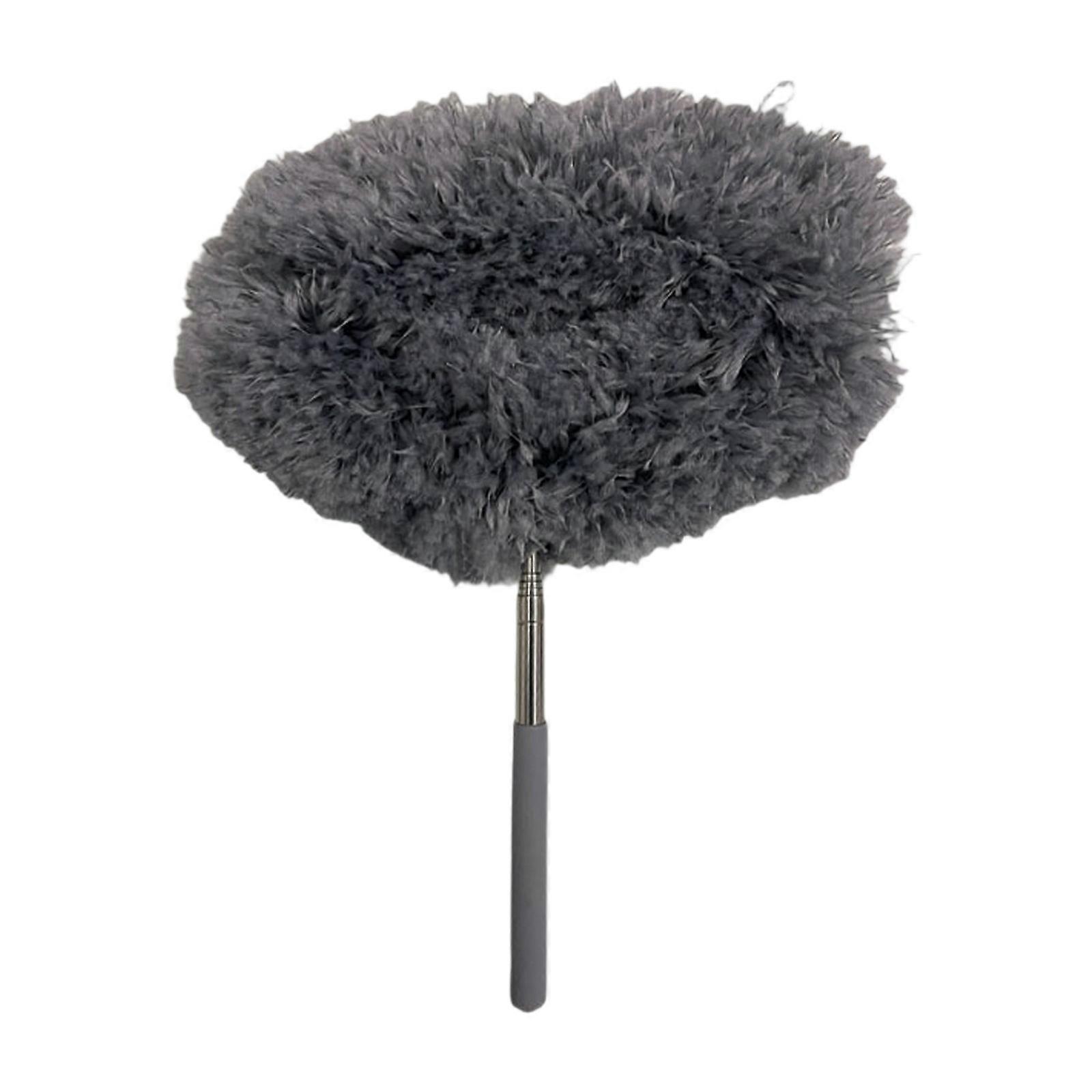 Long-Handled Microfiber Ceiling Fan Duster - Slanted Microfiber Ceiling Fan Duster Extends Up To Long Handled Dust Locking Reusa