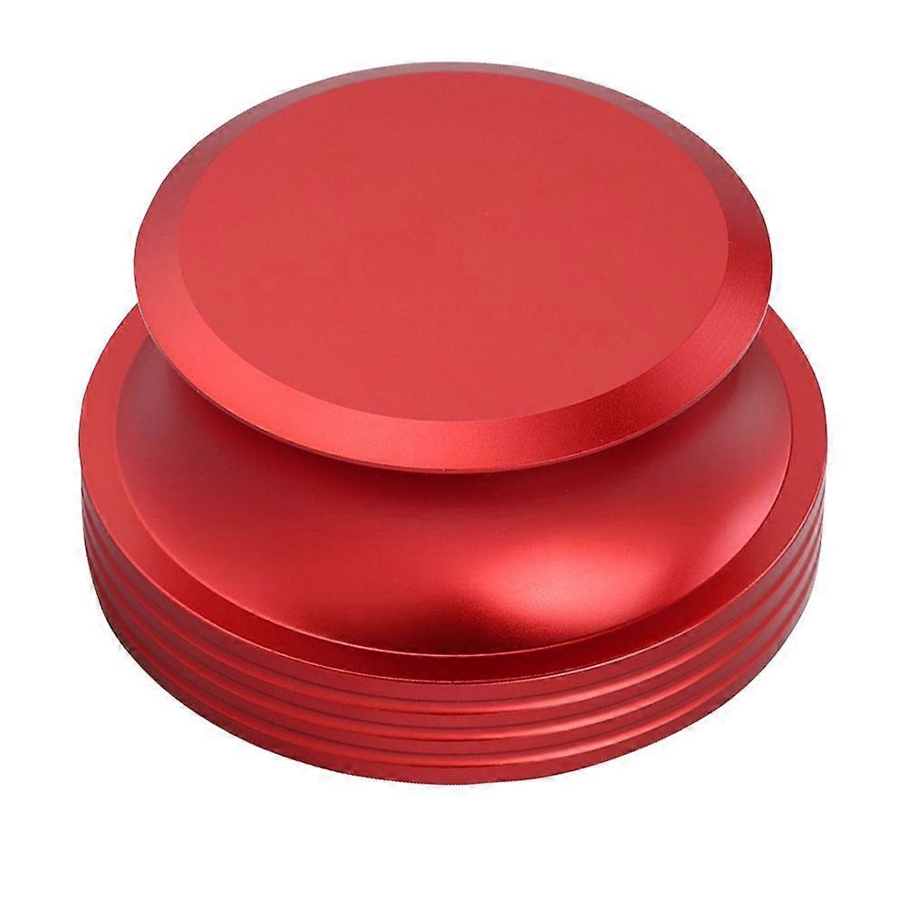 Durable Aluminum Record Weight Clamp for LP Vinyl Metal Disc Stabilizer (Red)