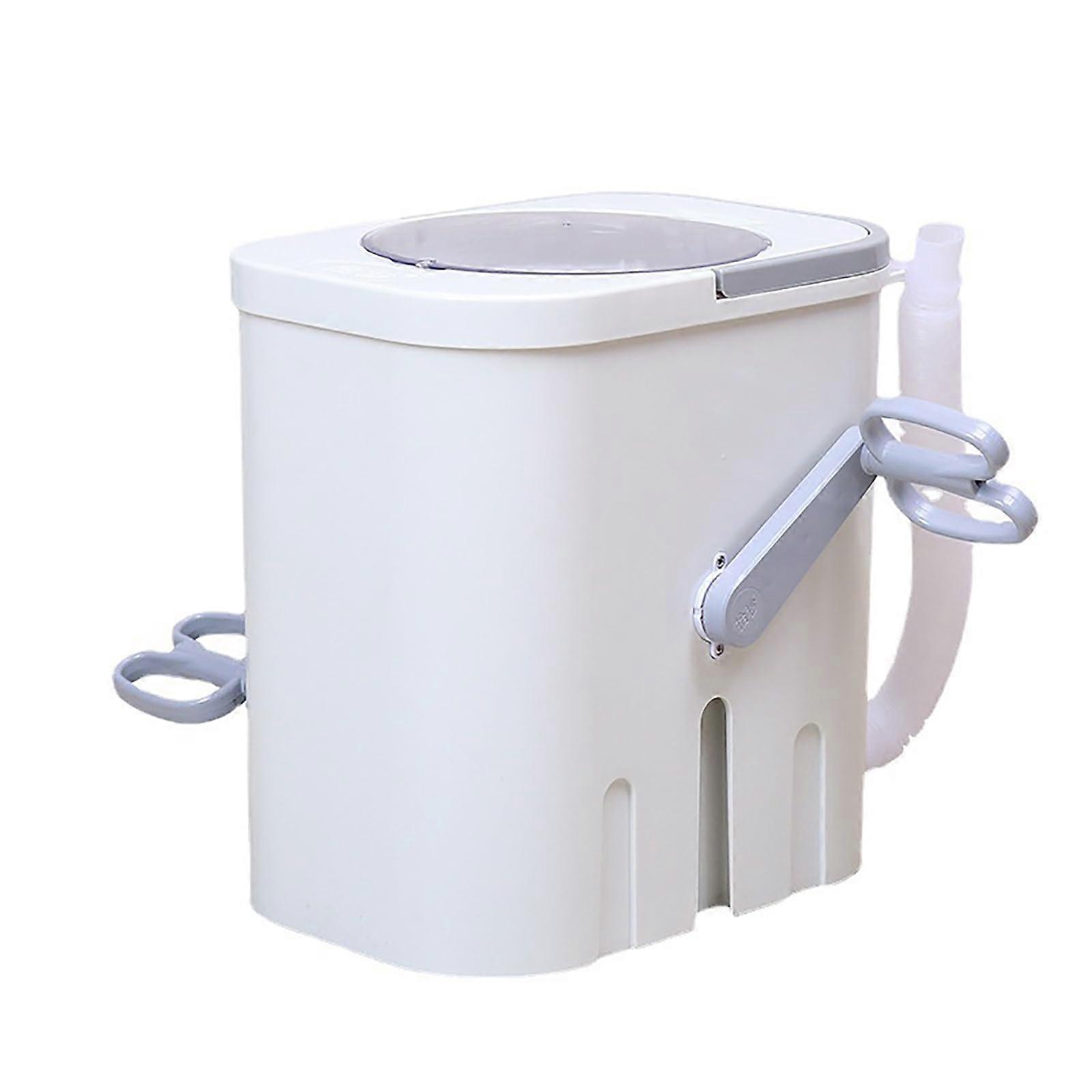 Portable Washing Machine, Manual Operation, AntiSlip Removable Handle, No Electricity Needed, Compact For Apartment Use